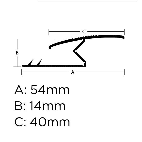 Zig Zag 14mm – Silver (2.7m)